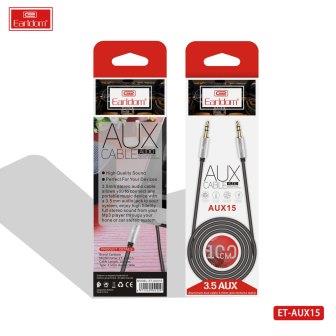 Кабель AUX 3.5mm/3.5mm Earldom ET-15 1m black