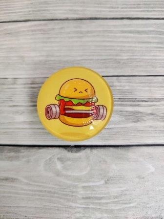 Popsocket (стекло) Burger №1