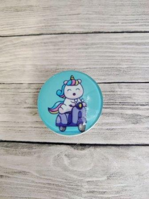 Popsocket (стекло) Baby Unicorn №3