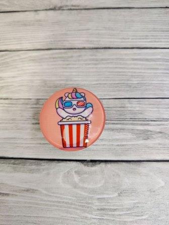 Popsocket (стекло) Baby Unicorn №4