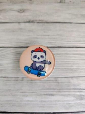 Popsocket (стекло) Baby Panda №1