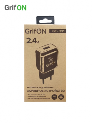 СЗУ USB GrifON ECO GF-331 2.4A Type-C white