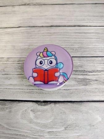 Popsocket (стекло) Baby Unicorn №7