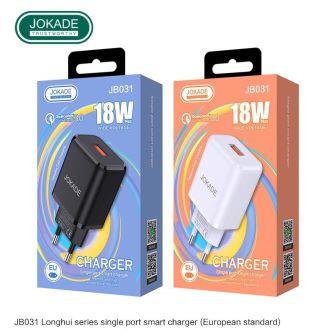 СЗУ USB JOKADE JB031 QC3.0+PD18W чёрный