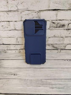 Накладка Armor Combo Stand для Realme C35 blue