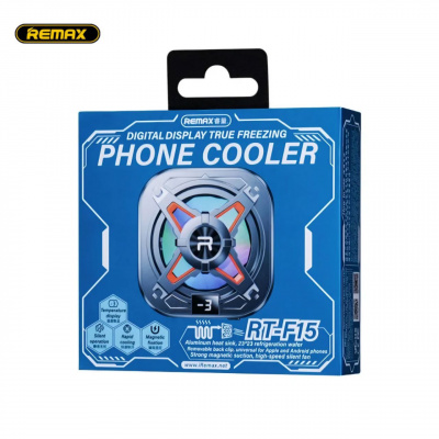 Игровой куллер Remax RT-F15 Digital Display black 