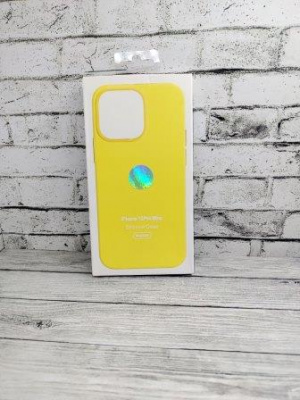 Накладка Silicon Case 1:1 для iPhone13Pro Max Lemon zest