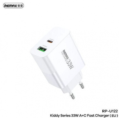 СЗУ USB/USB-C Remax RP-U122 33W white