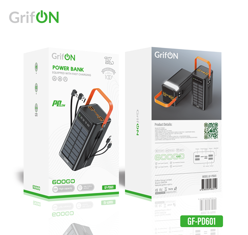 Внешний аккумулятор G-ON GF-PD601 60000mAh PD22.5W чёрный