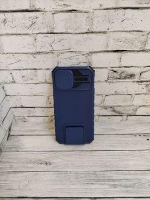 Накладка Armor Combo Stand iPhone14Pro Max blue