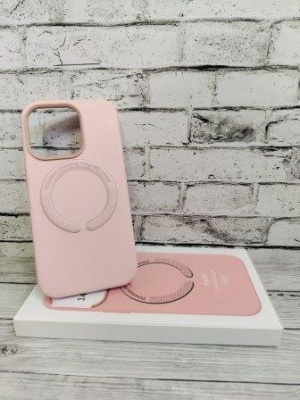 Накладка Magnetic Series (кожа) для iPhone 12 sand pink