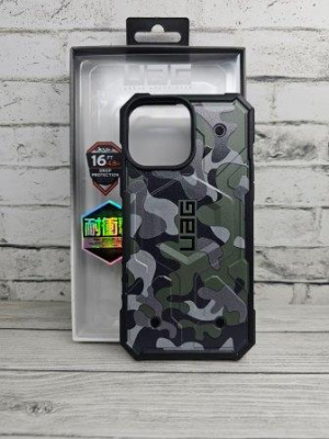 Накладка UAG Сase+Magsafe для iPhone 14Pro Max camuflage green/grey