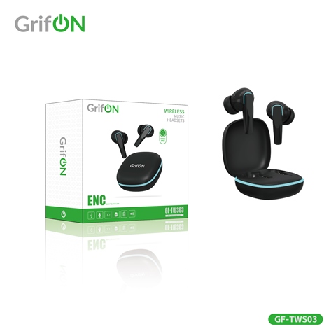 Наушники GrifON GF-TWS03 BT5.4  вакуум черные