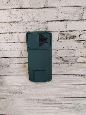 Накладка Armor Combo Stand для Realme C35 dark green