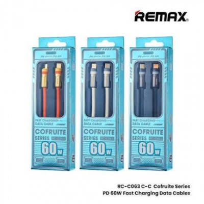 Кабель Type-C/Type-C Remax RC-C063 60W Data Cable 1.2m black